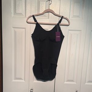 Joyshaper Black Seamless Tummy Control Shapewear Bodysuit